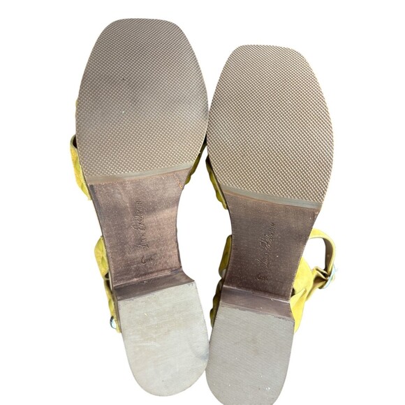 Sam Edelman Josephine Platform Shoe Size 6.5 Mustard Yellow - Picture 5 of 5